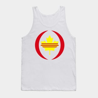 Canadian Vietnamese (South) Multinational Patriot Flag Tank Top